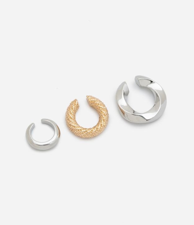 Kit 03 Piercings em Metal com Efeito Bold