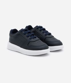 Tênis Infantil em PU com Recortes e Cadarço Molekinho - Tam 20 ao 26