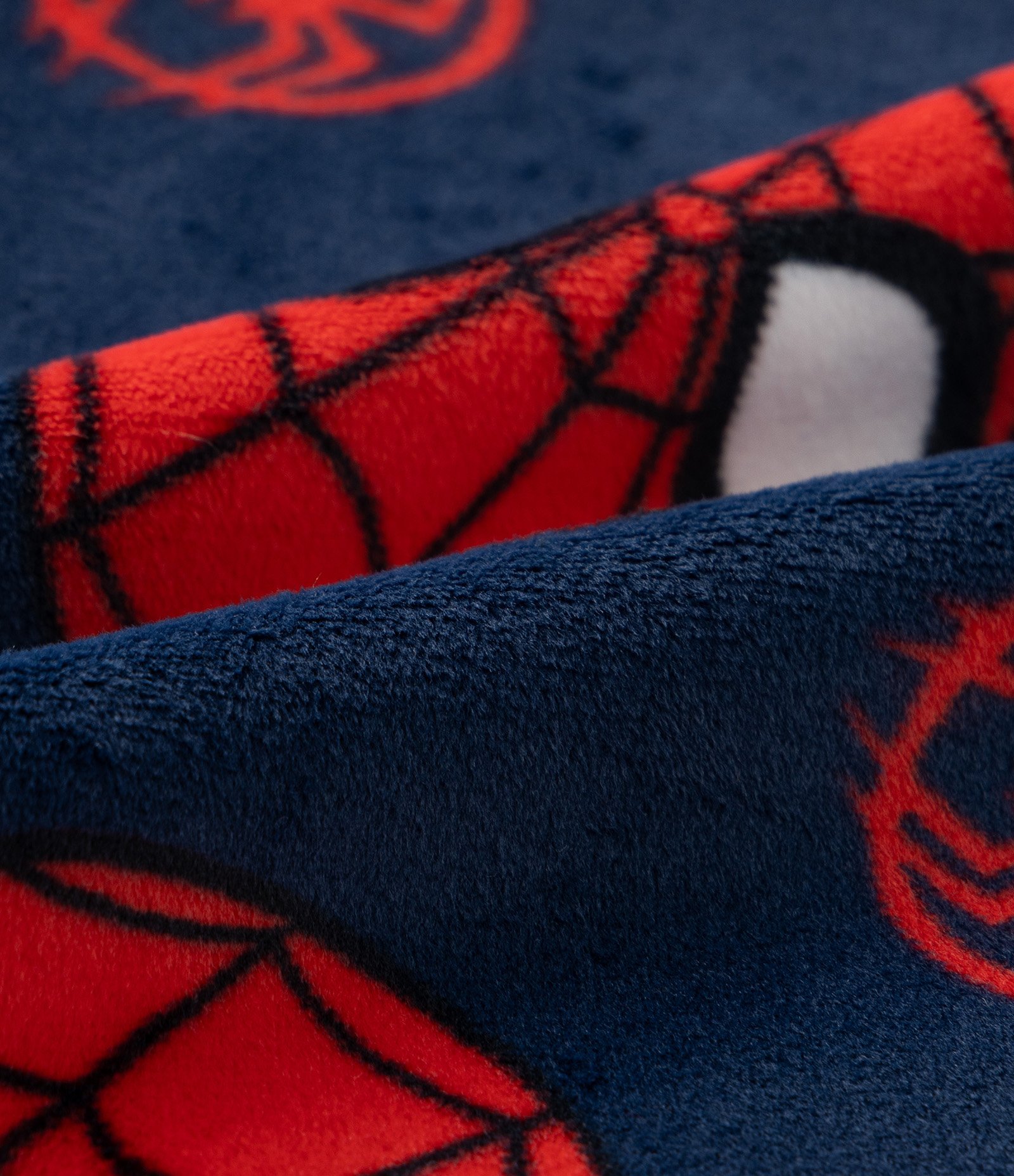Pijama Longo Infantil em Plush Estampado de Homem Aranha - Tam 2 a 10 anos Azul/Vermelho 3