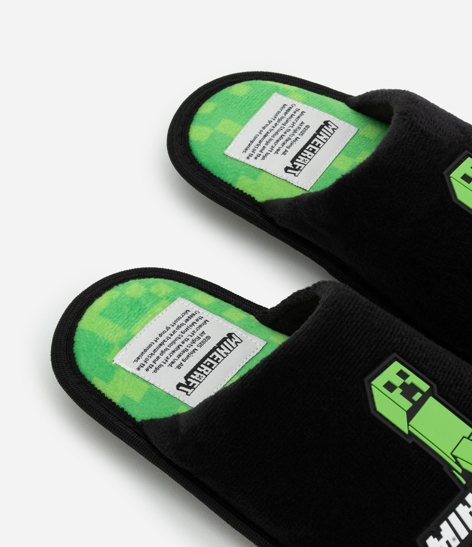 Pantufa Chinelo Infantil com Estampa Minecraft - Tam 29 a 38 Preto 2