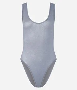 Body em Poliamida Seamless Metalizado