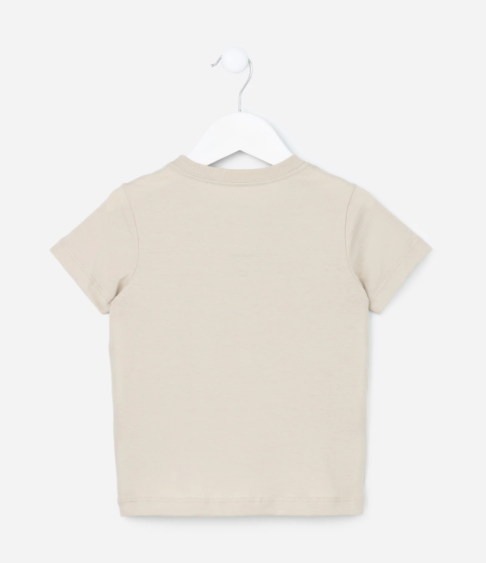 Camiseta Infantil com Recorte Canelado e Estampa da Patrulha Canina - Tam 2 a 5 anos Bege 2