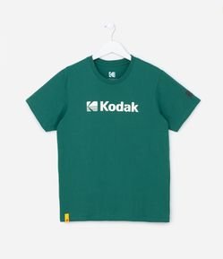 Camiseta Infantil com Estampa Kodak - Tam 7 a 14 Anos