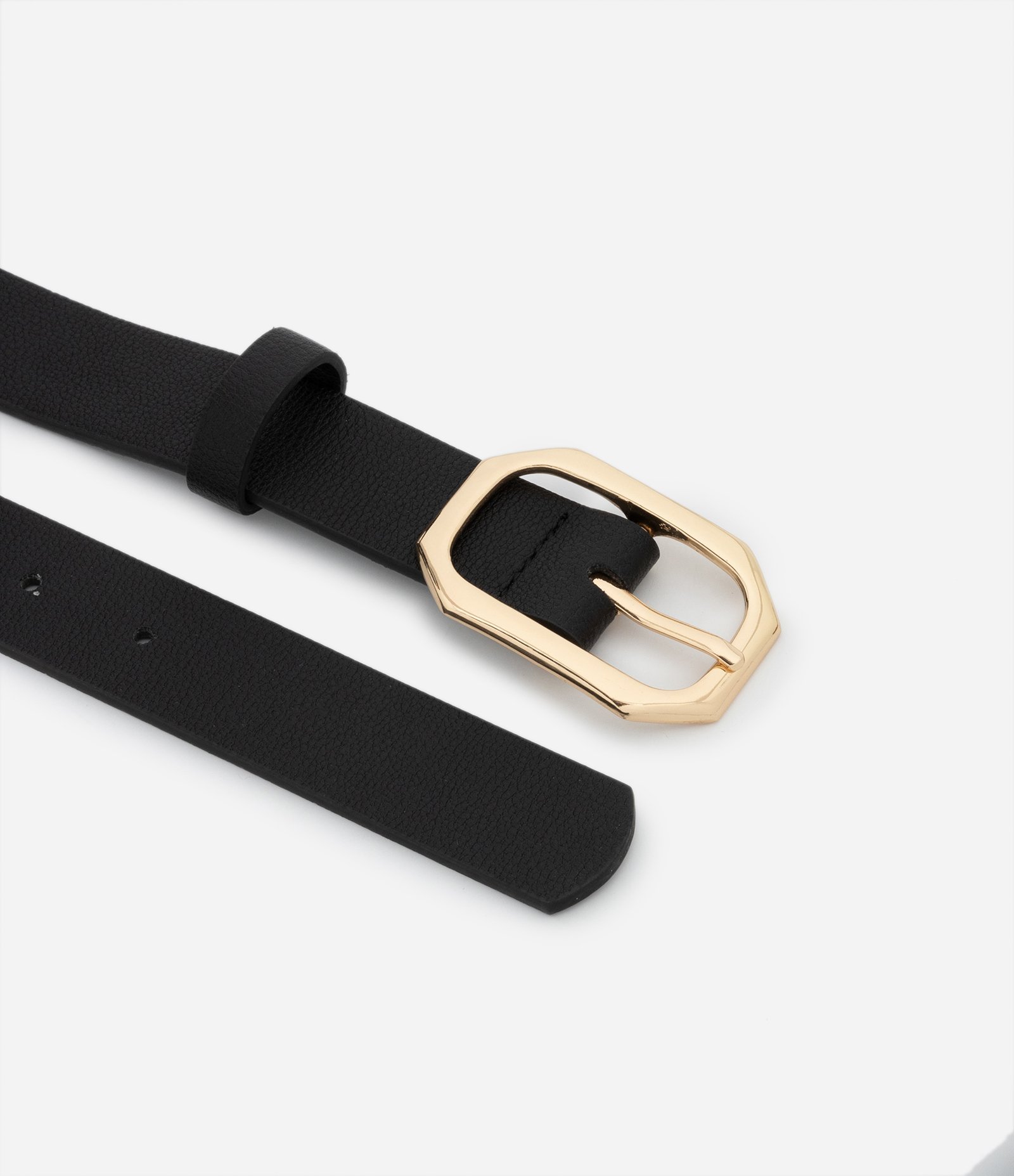 Kit 02 Cintos Médios e Fivelas Retangulares Marrom/Preto 2