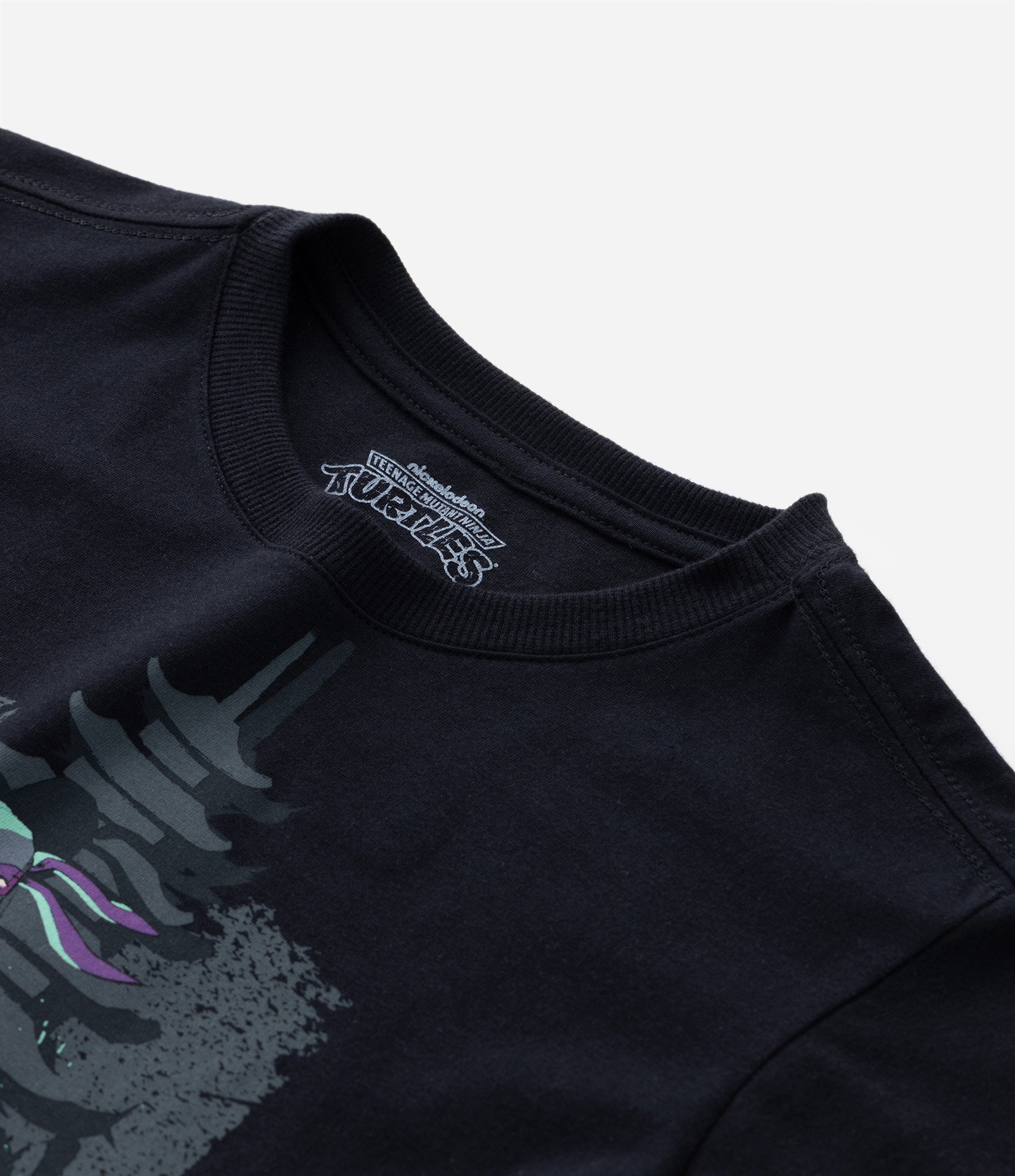 Camiseta Infantil com Estampa das Tartarugas Ninjas - Tam 5 a 14 anos Preto 4