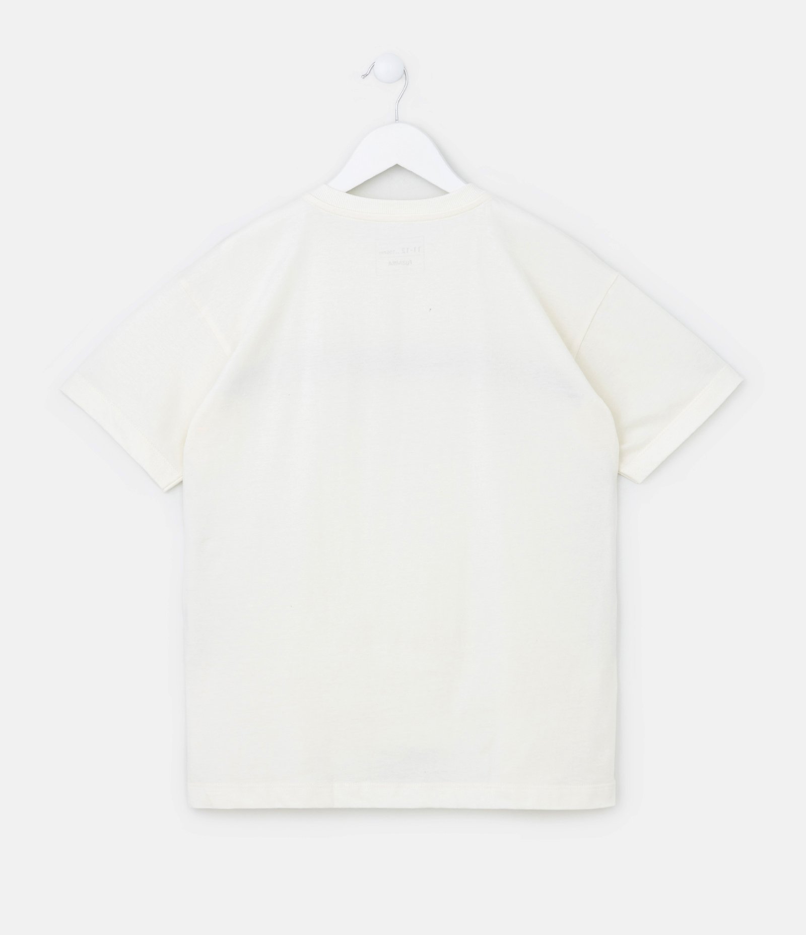 Camiseta Comfort Infantil Estampa Flip Street - Tam 5 a 14 anos Off White 2