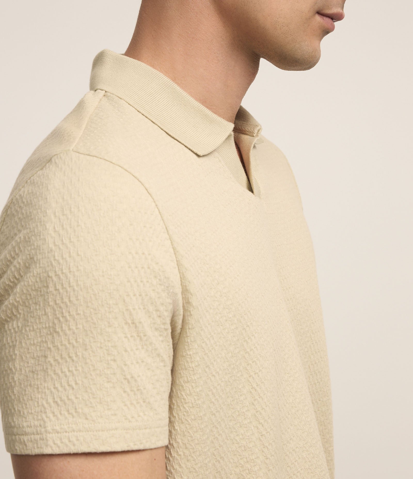 Camisa Polo Regular em Algodão com Textura 5