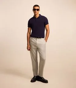 Calça em Alfaiataria Cós com Passante