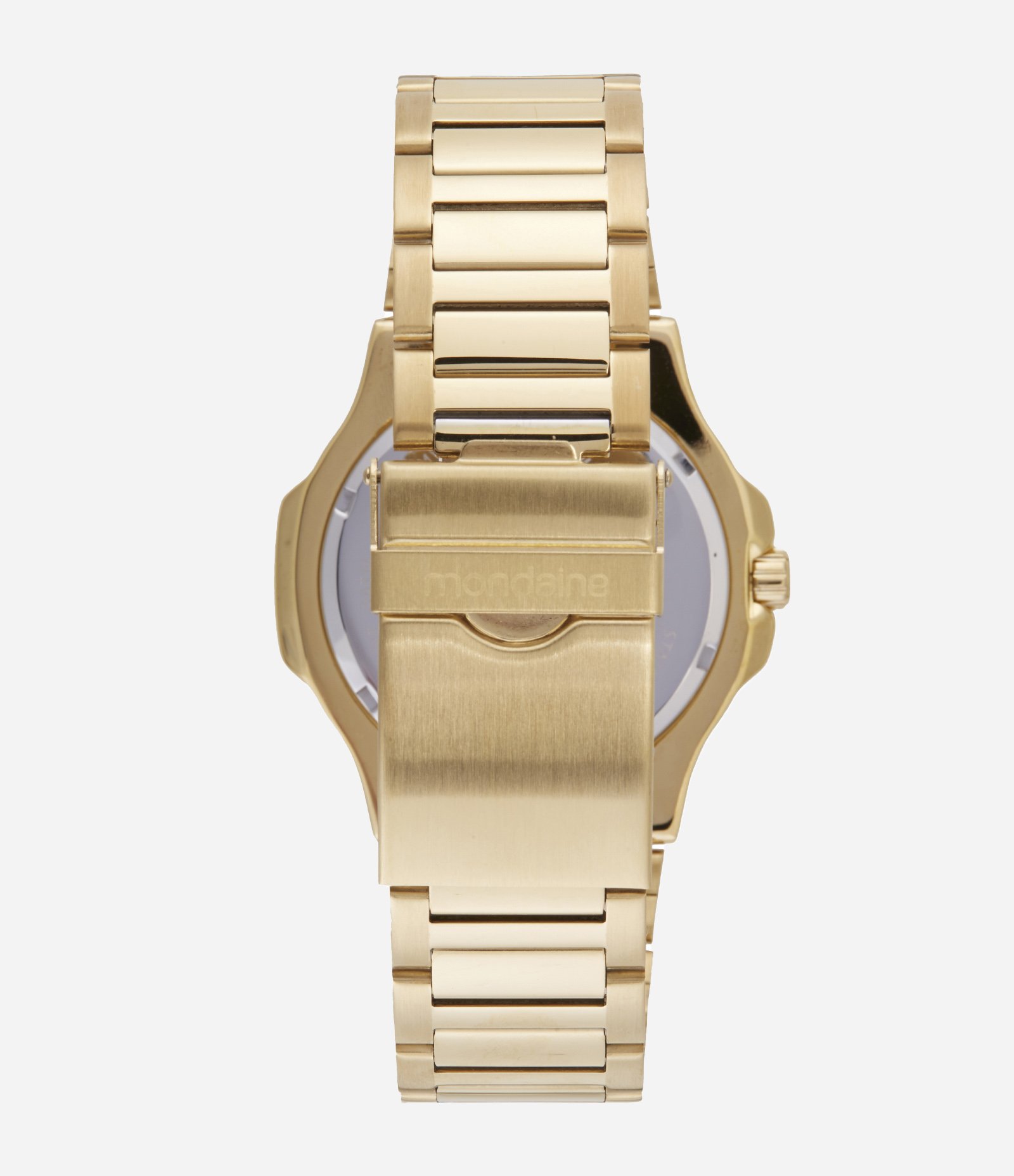 Relógio Mondaine Masculino Analógico Dourado 3