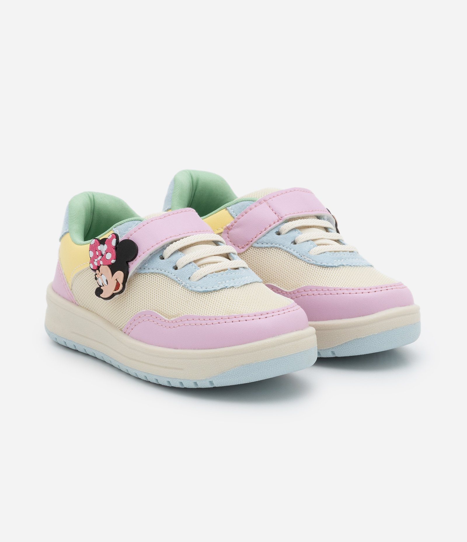 Tênis Infantil com Recortes Tira da Minnie - Tam 20 ao 27 Multicores 1