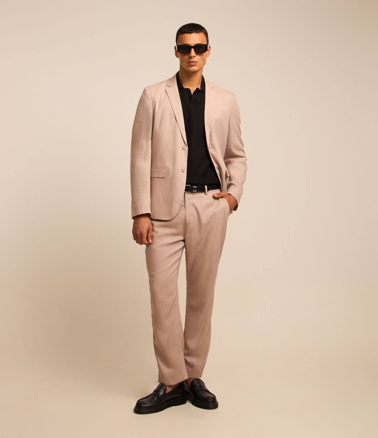 Calça Relaxed Alfaiatada em Viscolinho 1