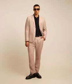 Calça Relaxed Alfaiatada em Viscolinho