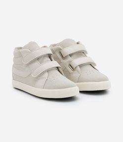 Tênis Botinha Infantil com Velcro e Recortes - Tam 20 ao 27