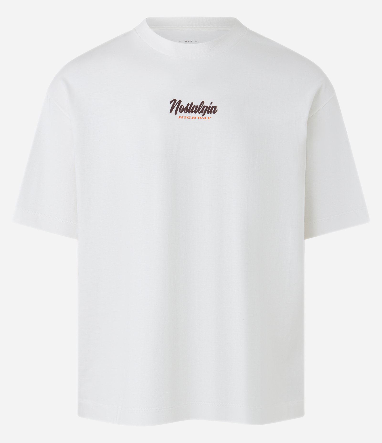 Camiseta Boxy em Algodão e Estampa New Bold Branco 6