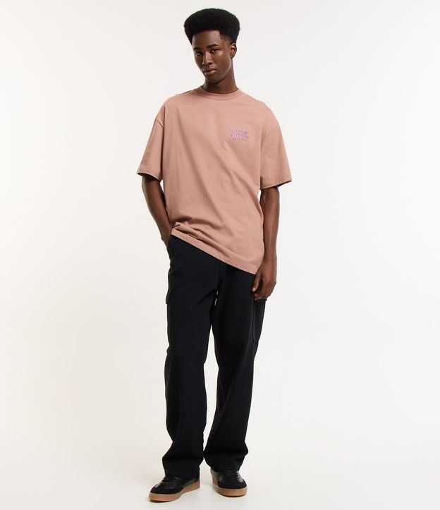 Camiseta Relaxed com Estampa Rick And Morty