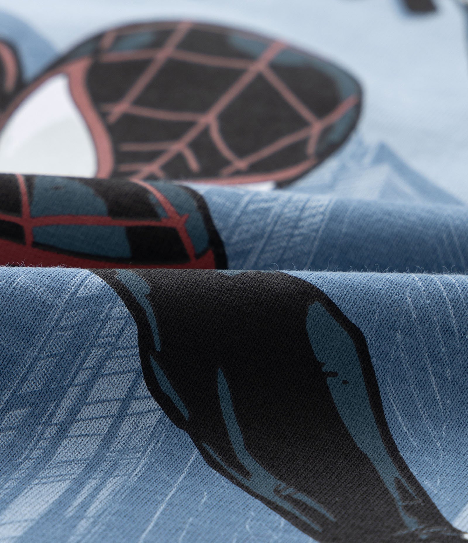 Camiseta Infantil com Estampa Homem Aranha Miles Morales - Tam 3 a 10 anos Azul 3