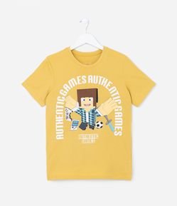 Camiseta Infantil com Estampa do Authentic Games - Tam 5 a 14 anos