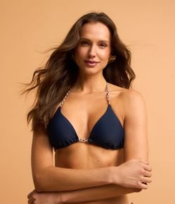 Biquini Top Cortininha com Tranças