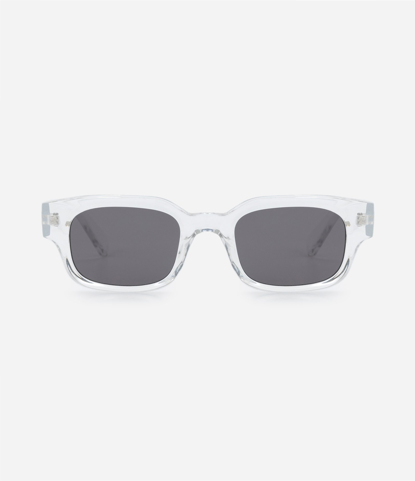 Óculos de Sol Quadrado Pequeno com Lentes Fumê Transparente 2