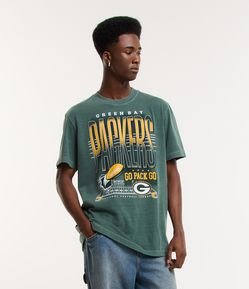 Camiseta Comfort em Algodão com Estampa NFL Packers