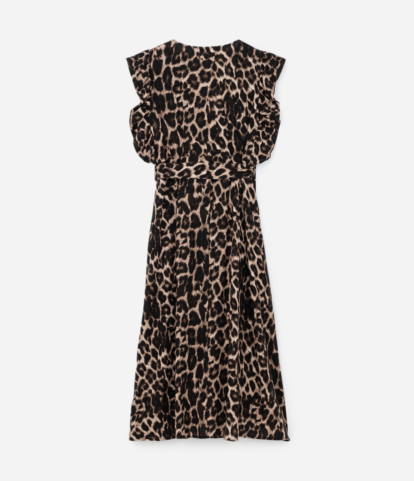 Vestido Midi Transpassado Animal Print Curve & Plus Size Preto 6
