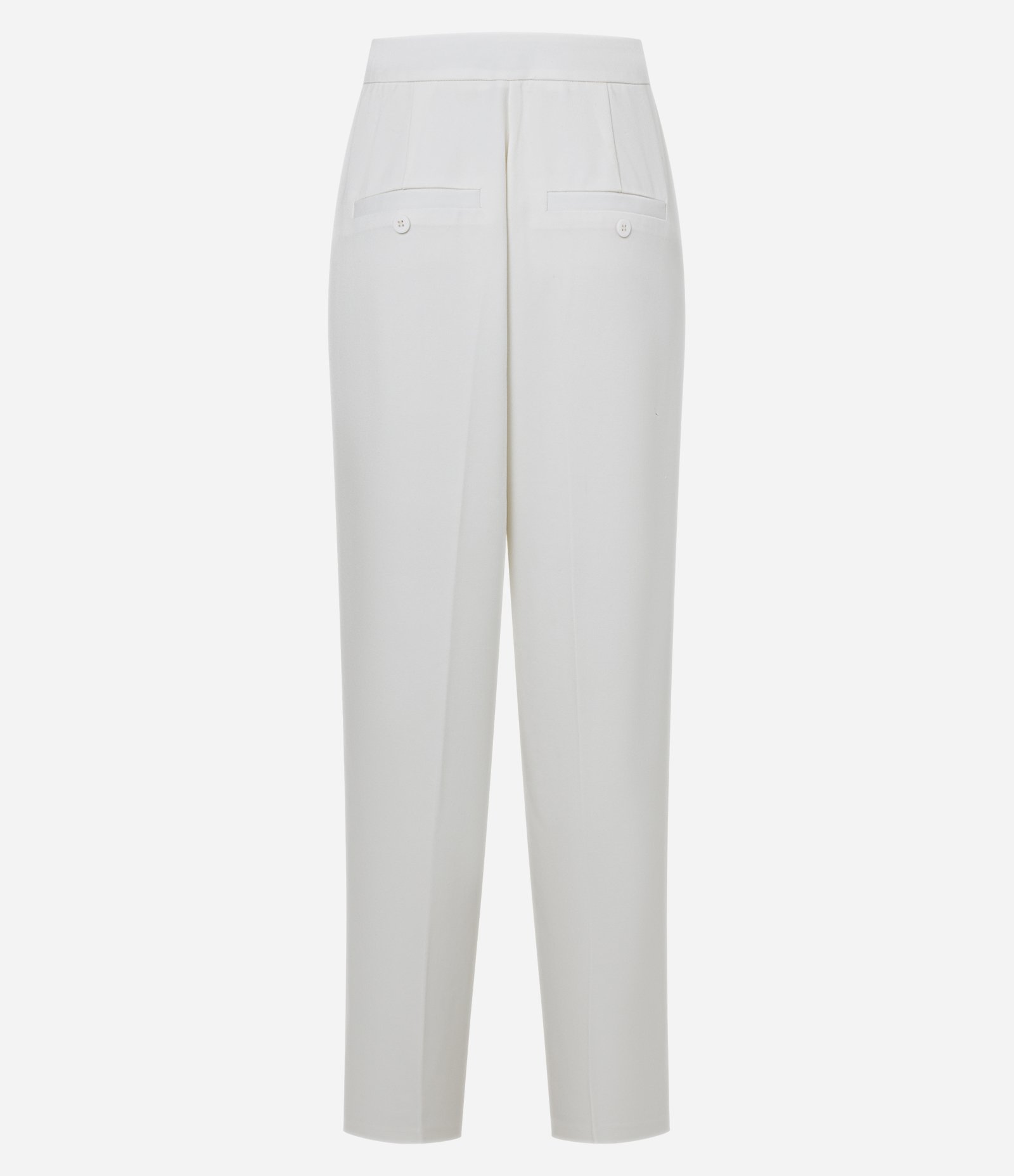 Calça Reta Alfaiatada com Bolsos e Frisos 5