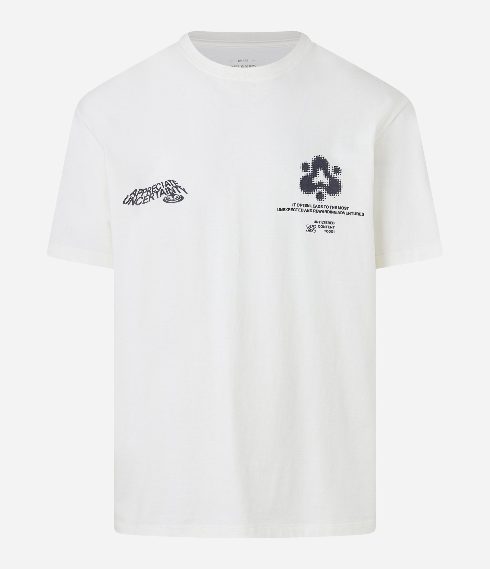 Camiseta Relaxed em Algodão com Estampa Letting Branco 4