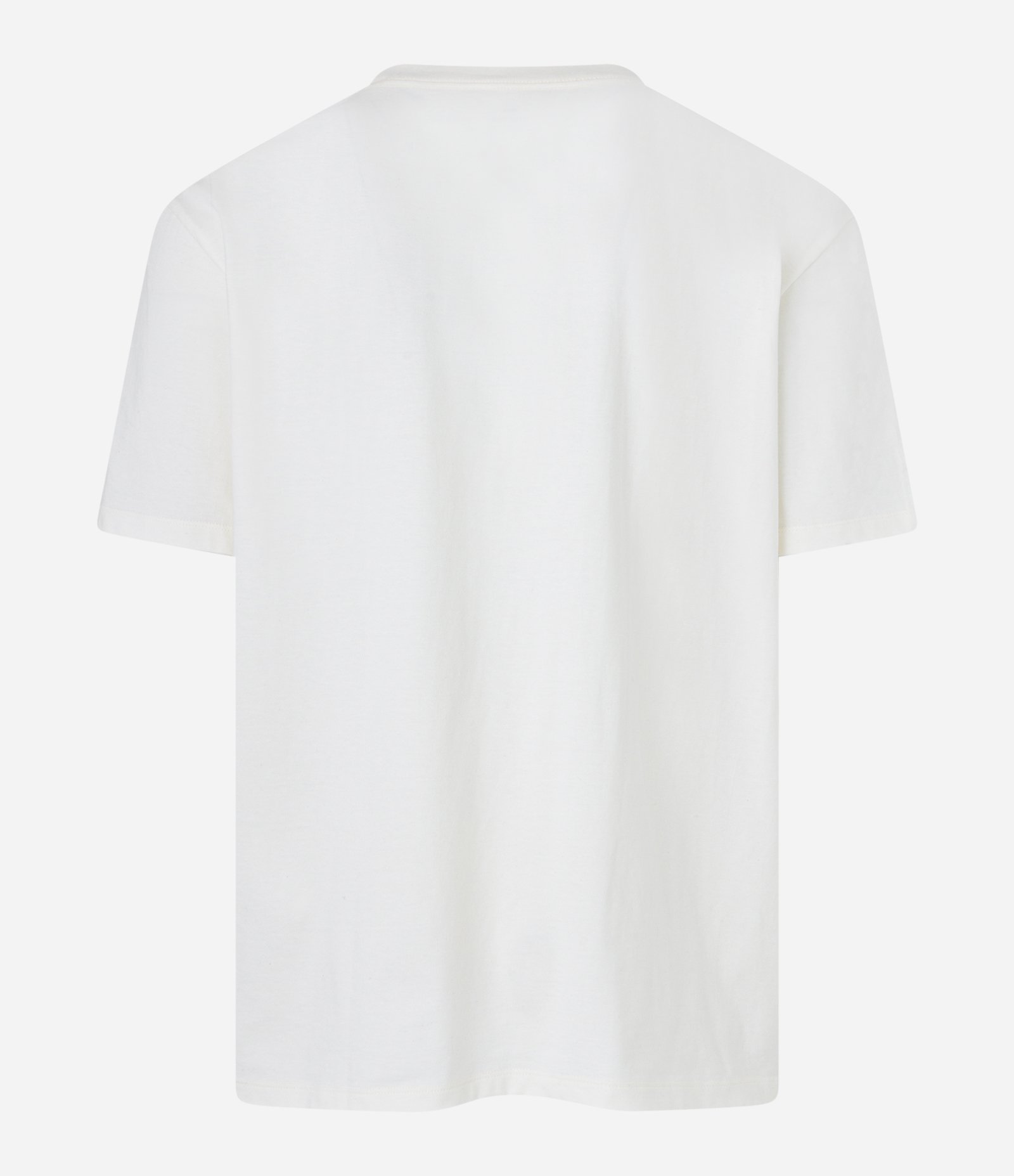 Camiseta Relaxed em Algodão com Estampa Letting Branco 5