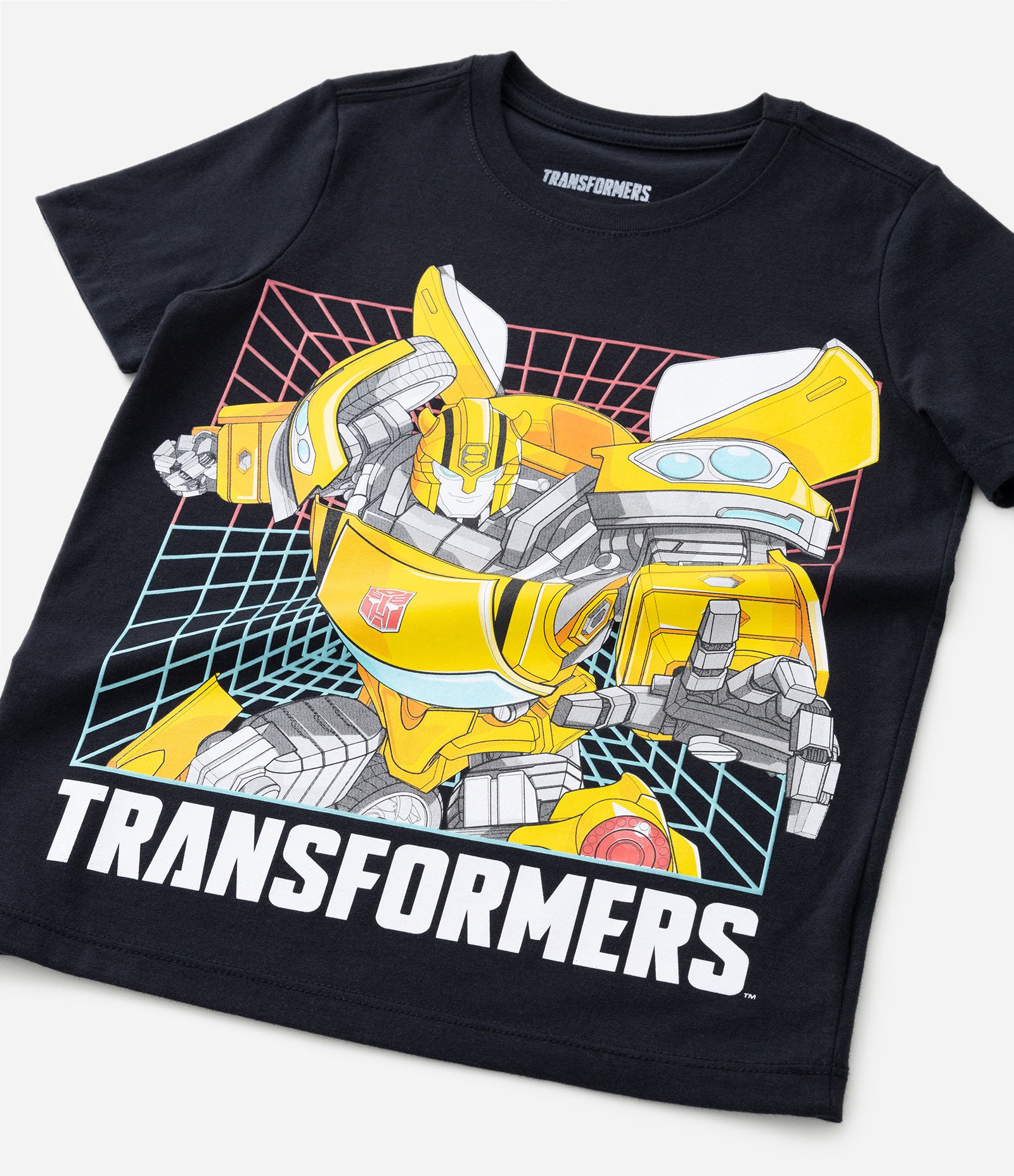 Camiseta Infantil com Estampa do Tranformers Bumblebee - Tam 4 a 8 anos Preto 4