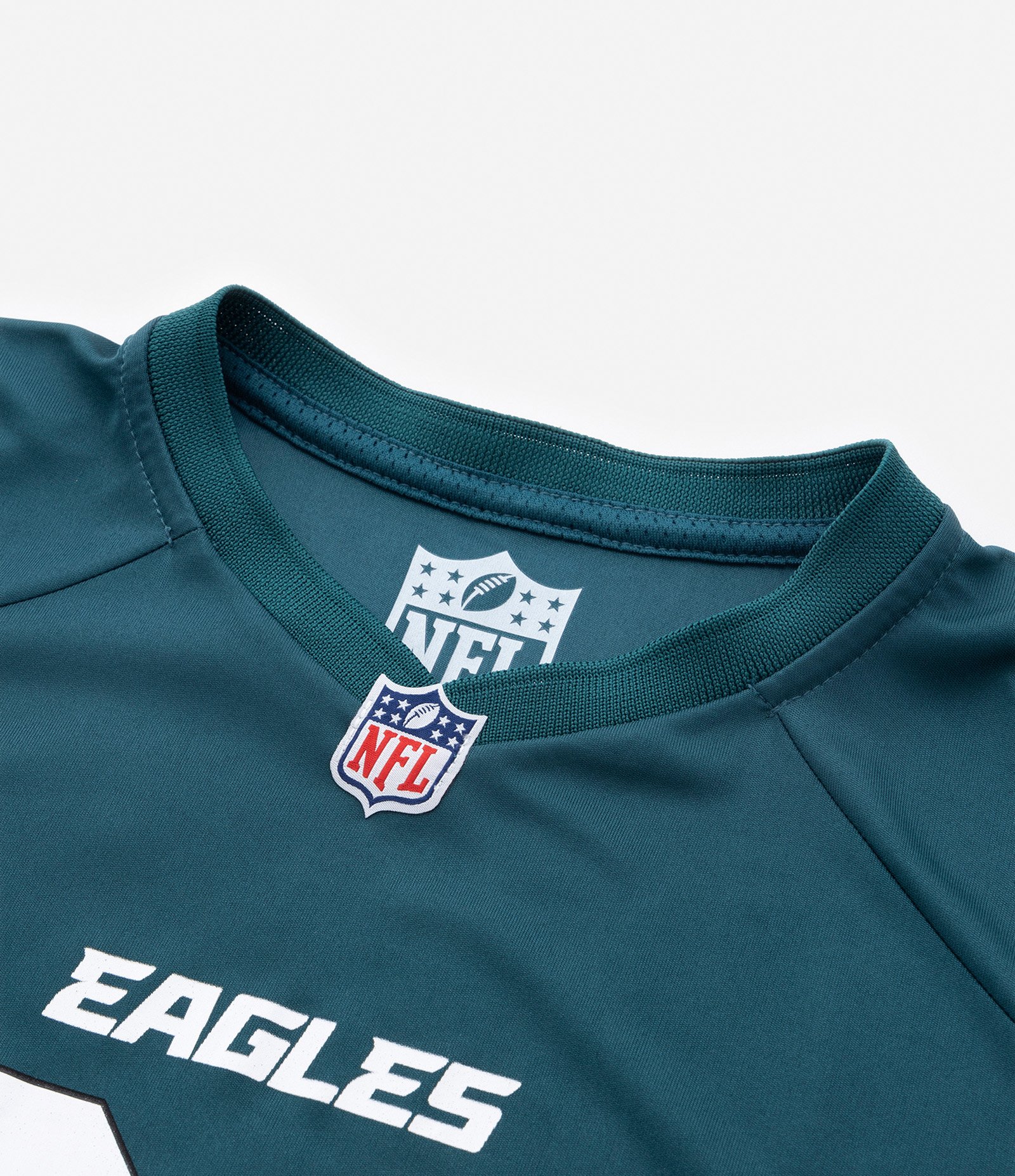 Camiseta Infantil com Estampa NFL Eagles 33 - Tam 5 a 14 Anos Verde 7