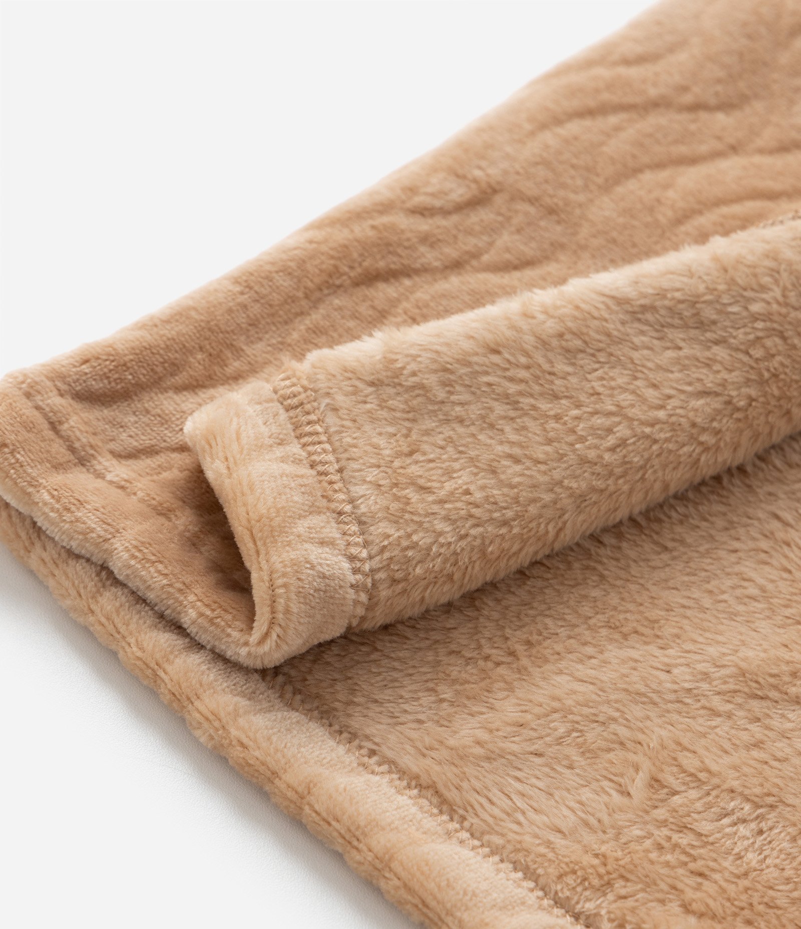 Roupão Infantil Quentinho com Bordado de Capivara - Tam 3 a 12 Anos Marrom 4