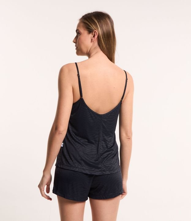 Pijama Short Doll em Microfibra com Estampa de Zebrinha DelRio