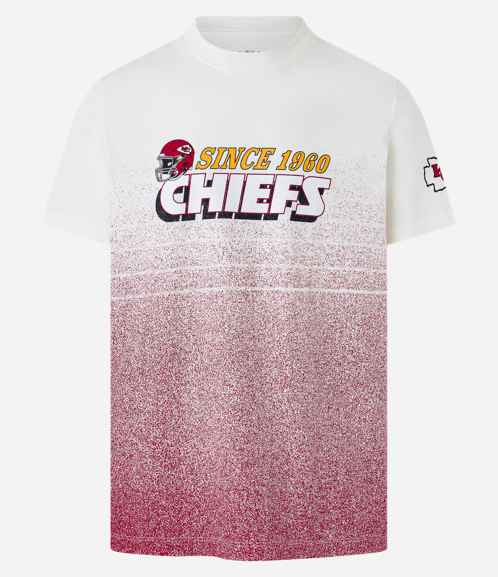 Camiseta Comfort em Algodão com Estampa NFL Chiefs Branco 7