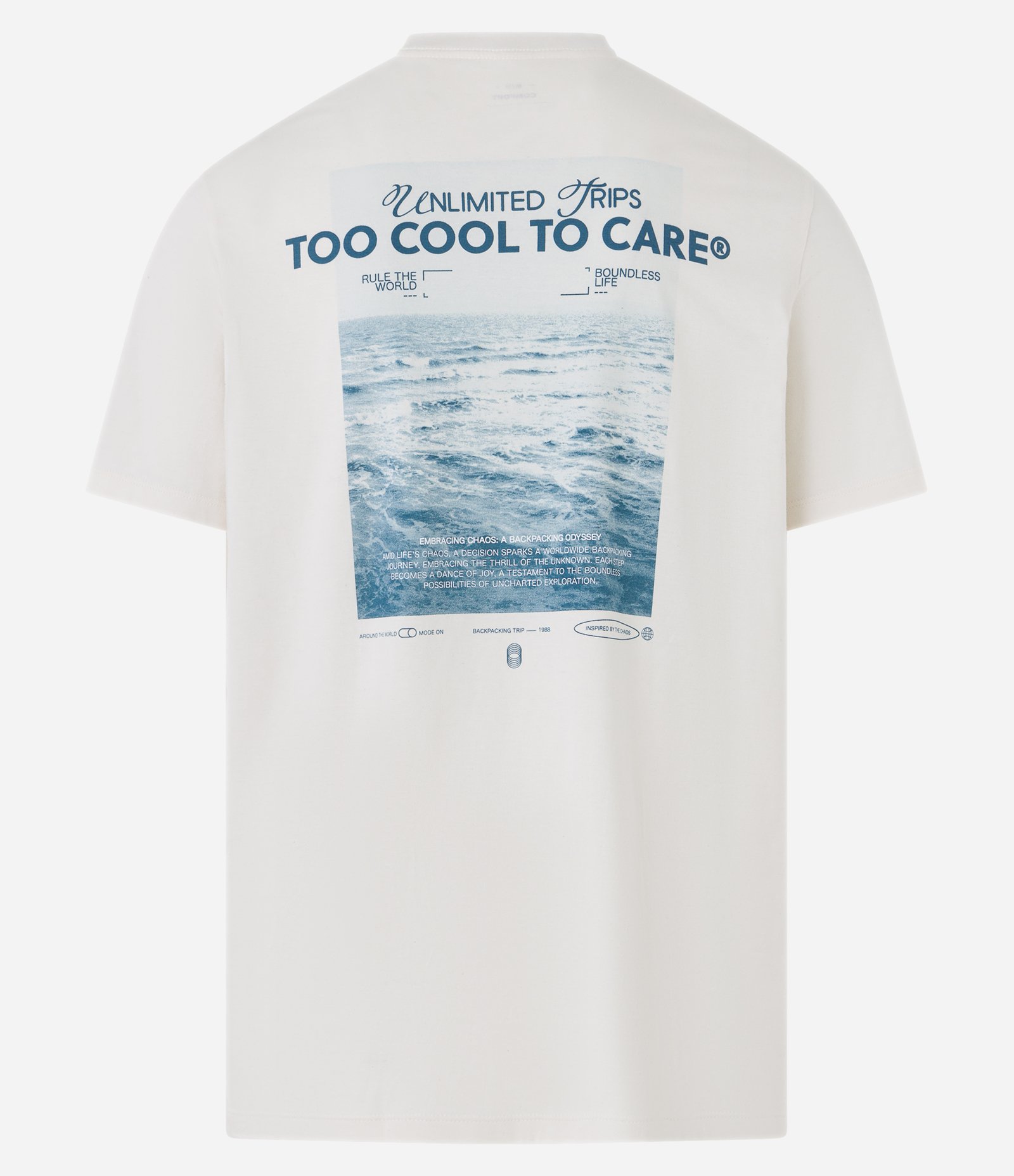 Camiseta Comfort em Algodão com Estampa Photoprint Branco 7
