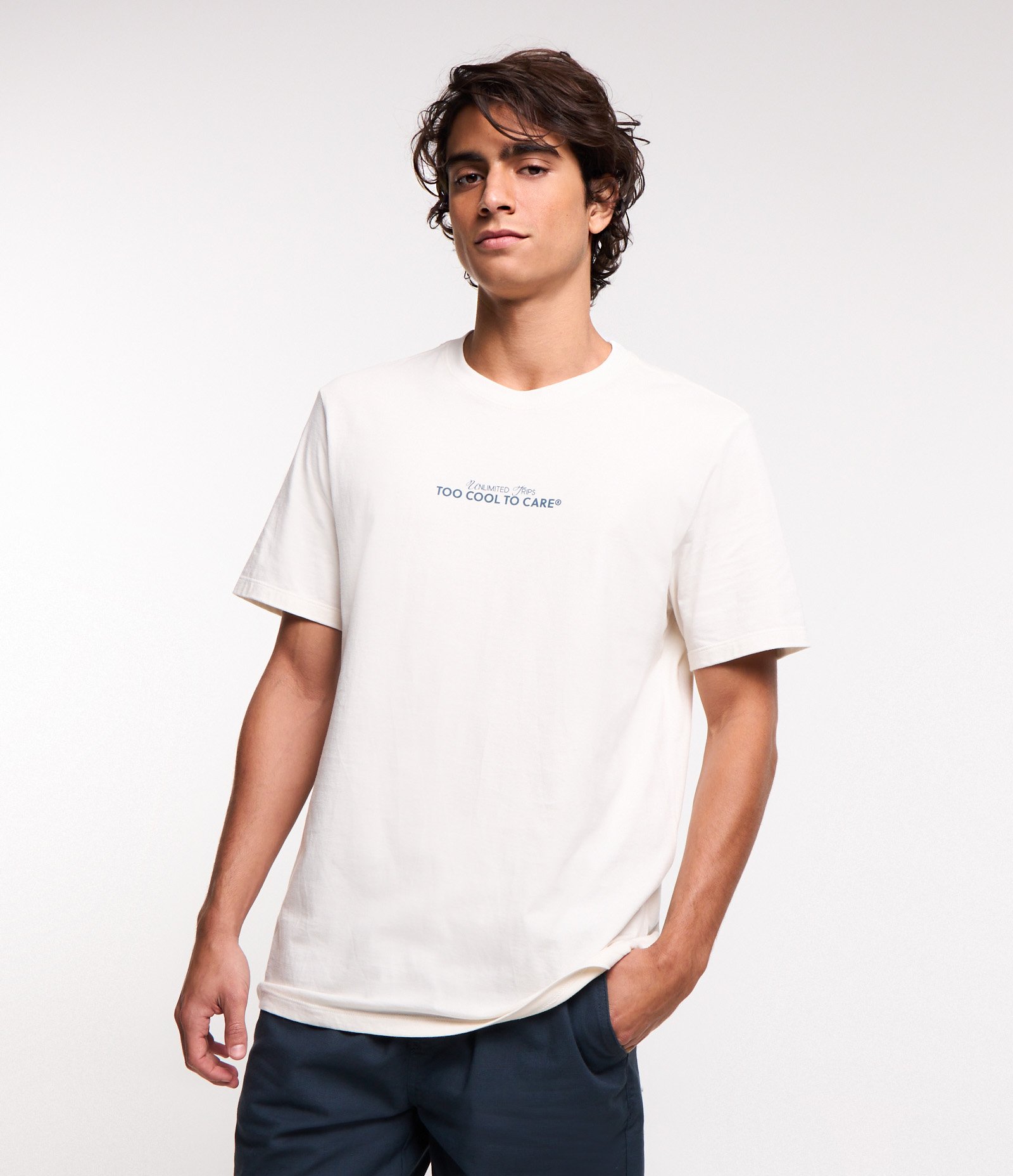 Camiseta Comfort em Algodão com Estampa Photoprint Branco 3