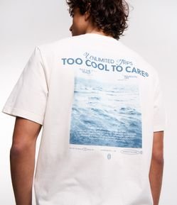 Camiseta Comfort em Algodão com Estampa Photoprint