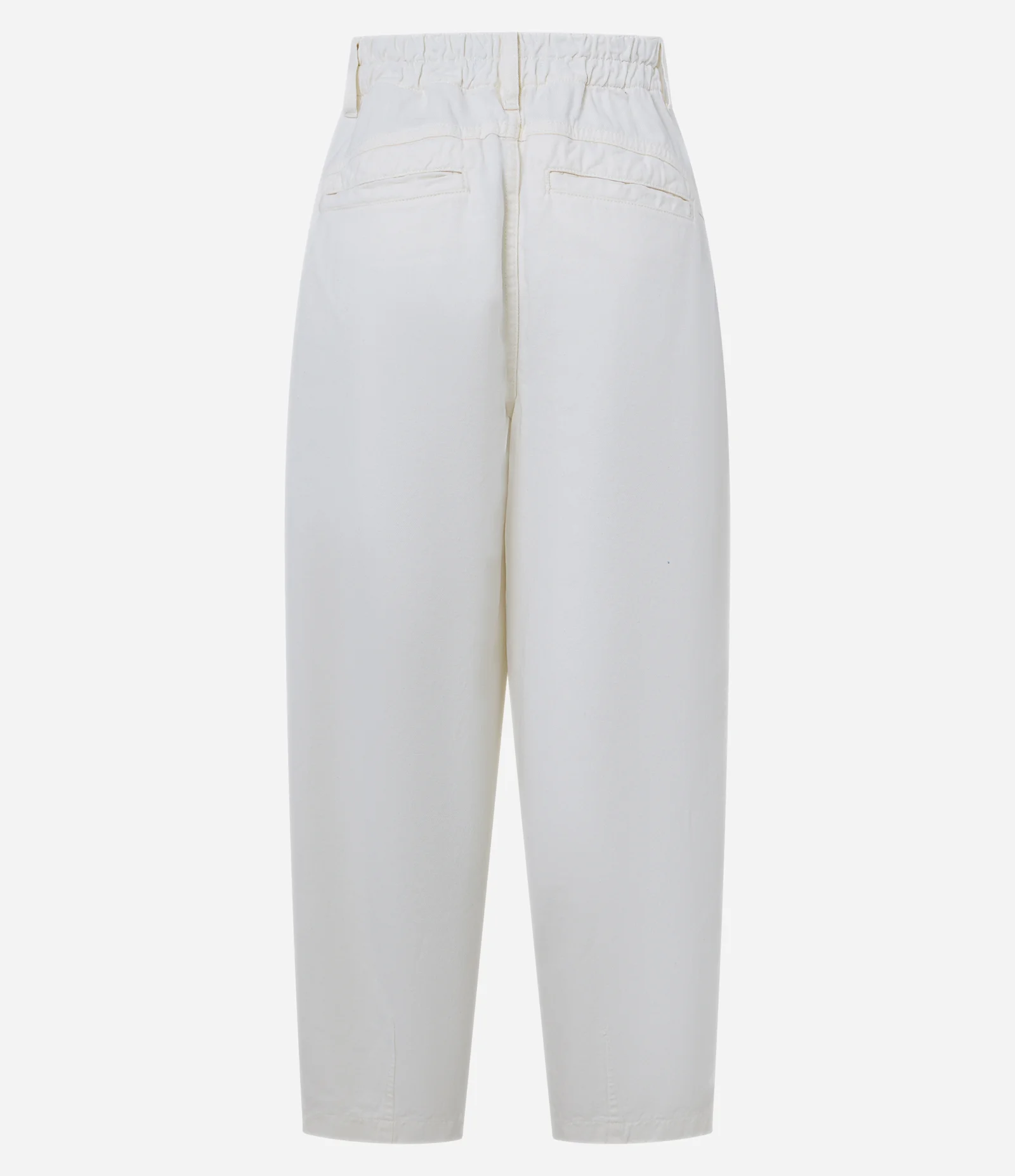 Calça Slouchy em Jeans com Cós Elástico Off White 6