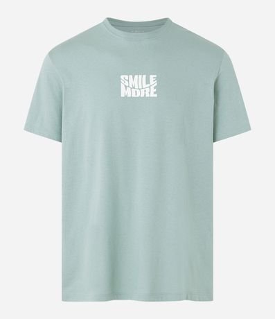 Menor preço em Camiseta Comfort em Algodão Peruano com Estampa Smile More