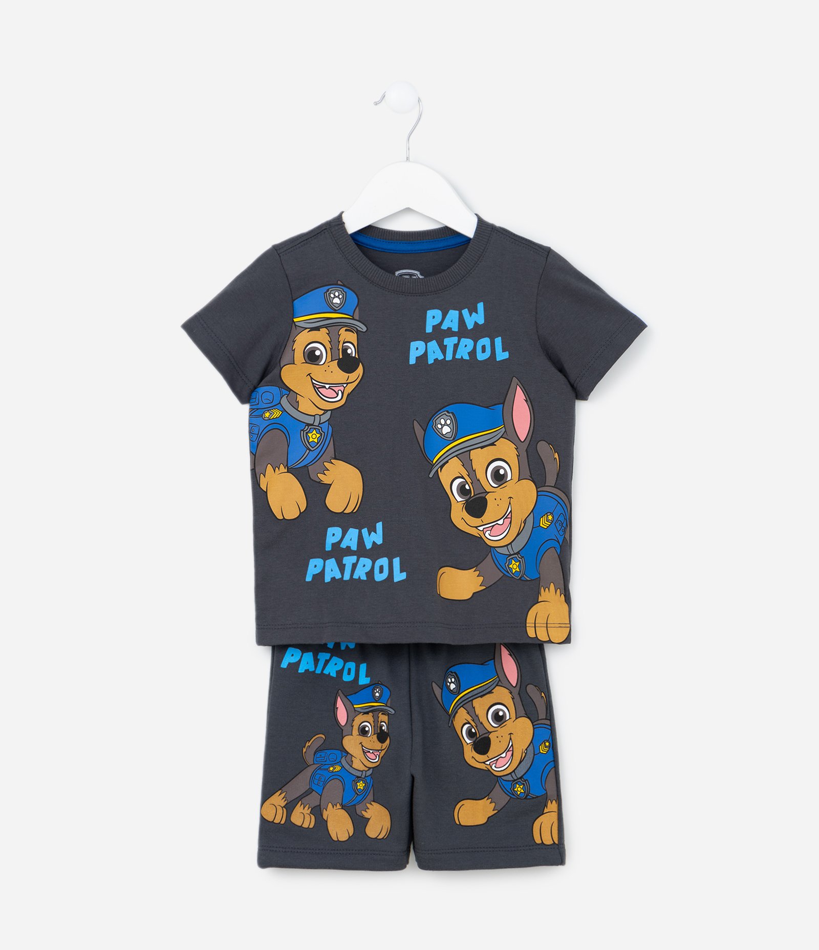 Conjunto Infantil com Estampa da Patrulha Canina - Tam 2 a 5 anos Cinza 1