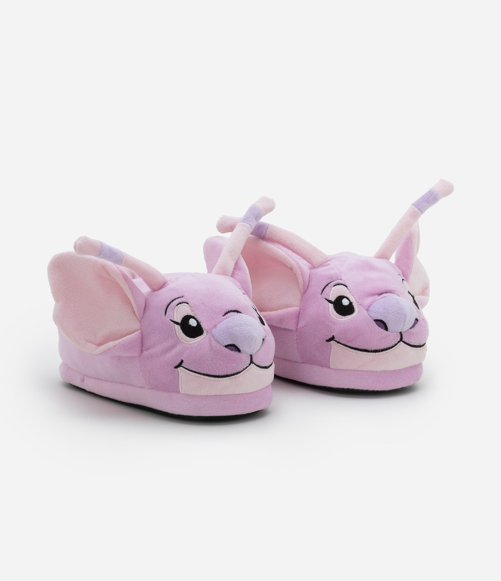 Pantufa Fechada Infantil com Bordado da Angel - Tam 29 a 36 Rosa 1