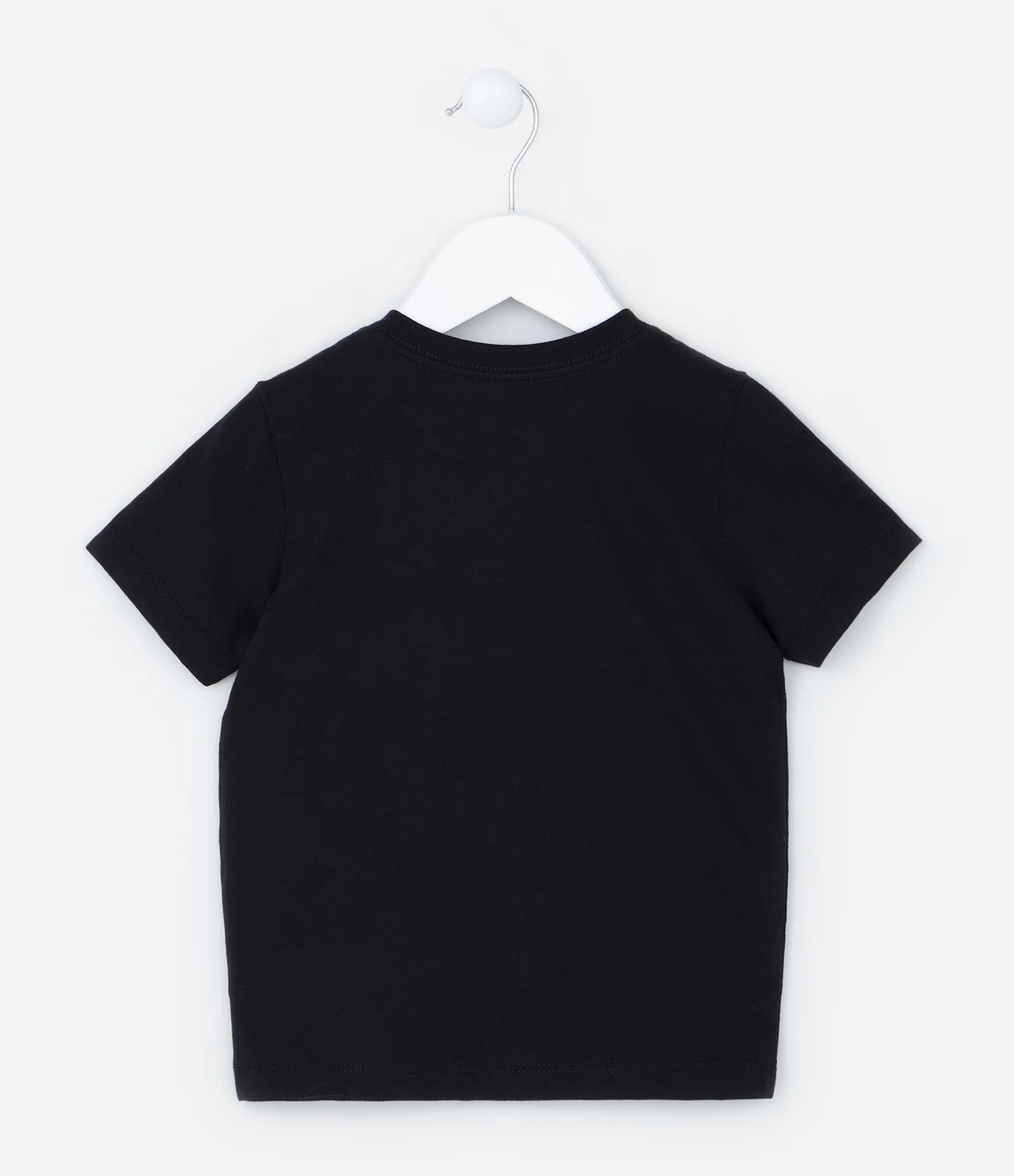 Camiseta Infantil com Estampa do Stitch - Tam 1 a 5 anos Preto 2