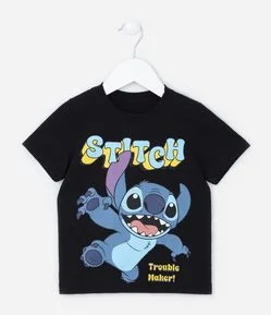 Camiseta Infantil com Estampa do Stitch - Tam 1 a 5 anos