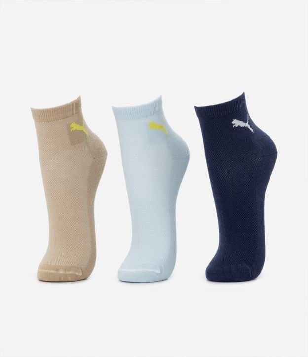 Kit 03 Meias de Cano Curto Puma