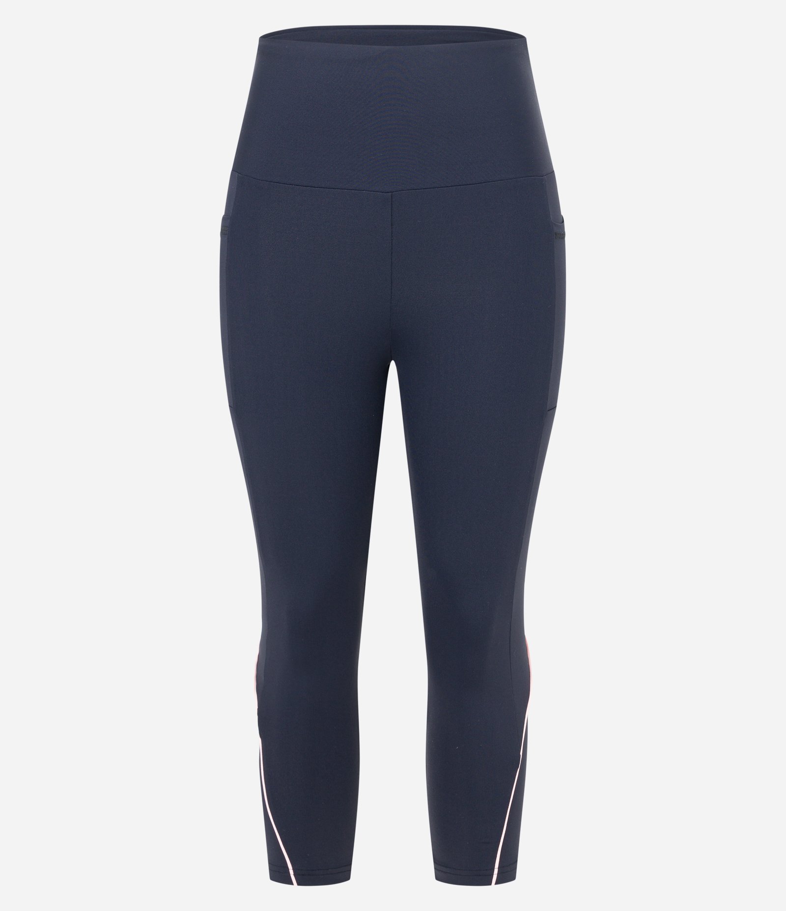 Calça Corsário Esportiva em Poliamida com Bolsos Preto 5