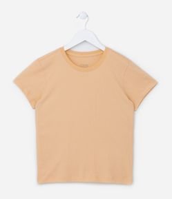 Camiseta Básica Infantil em Algodão - Tam 5 a 14 anos