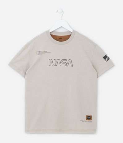 Camiseta Infantil com Estampa da NASA - Tam 5 a 14 anos Menor preço em Camiseta Infantil com Estampa da NASA - Tam 5 a 14 anos