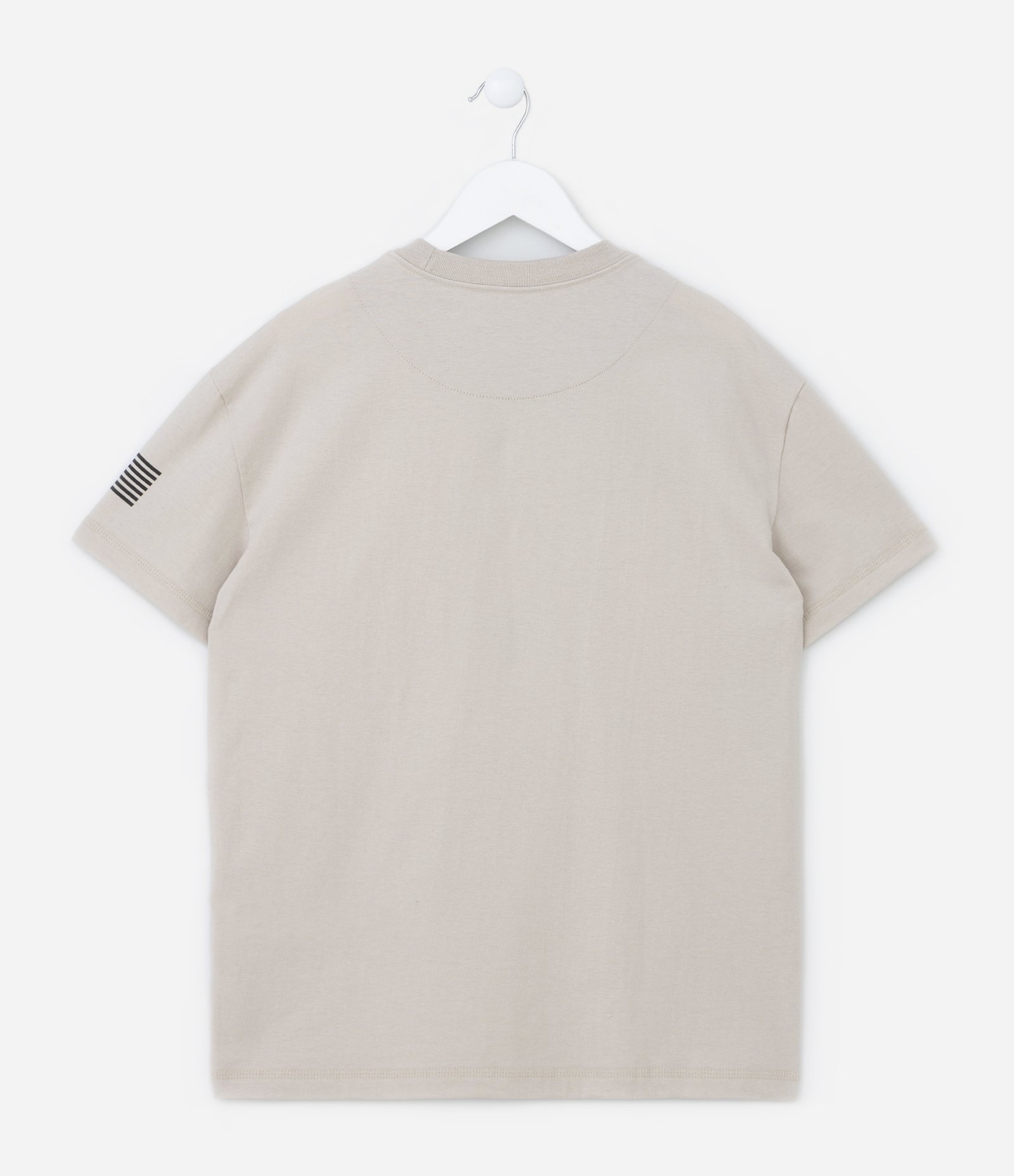 Camiseta Oversized Infantil com Estampa da NASA - Tam 5 a 14 anos Bege 2