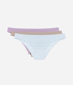 Kit 03 Calcinhas Tanga Seamless Trifil