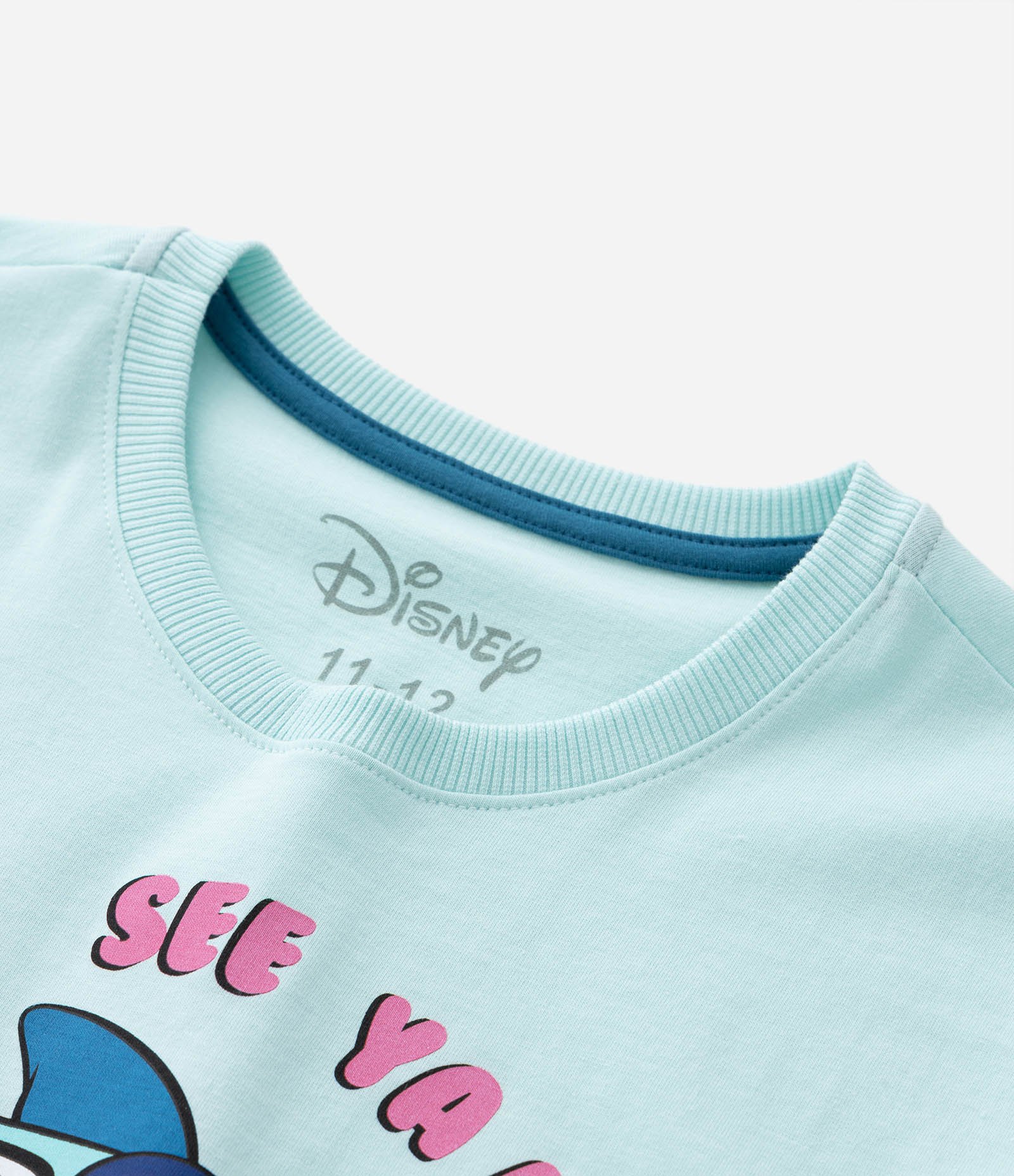 Camiseta Infantil com Estampa do Stitch Tomando Sorvete - Tam 5 a 14 Anos Verde 5