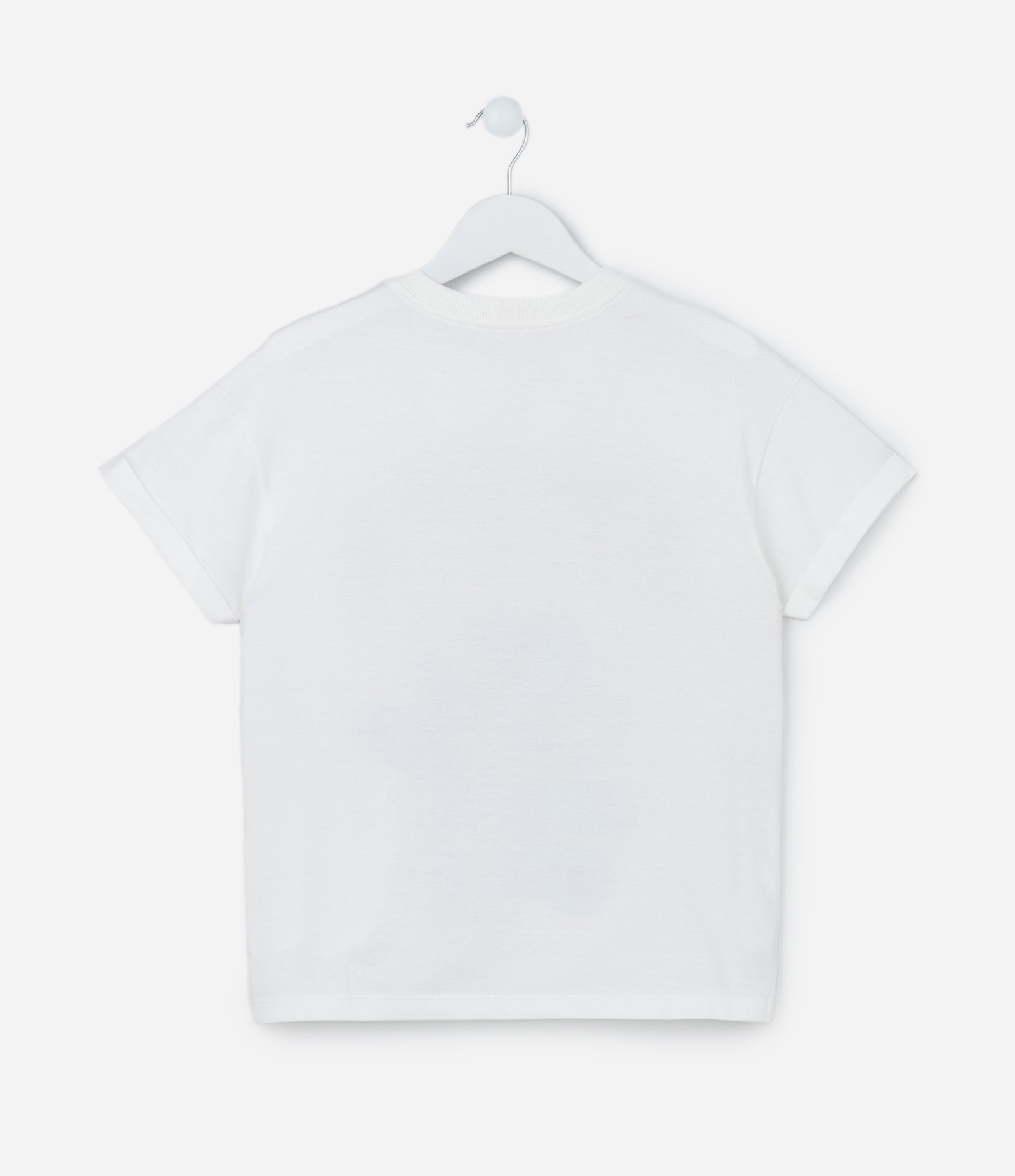 Camiseta Infantil com Estampa do Stitch - Tam 5 a 14 Anos Branco Neve 3